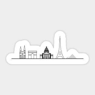 Skyline - Paris Sticker